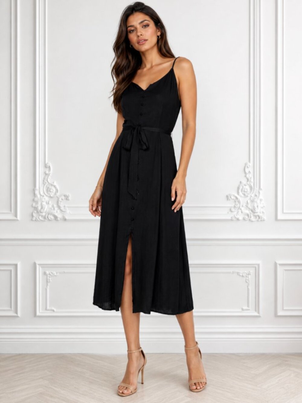 Size 8 Vince Camuto Silky Dress - Picture 1 of 4